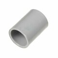 American Imaginations 0.5-in. Plastic Cylindrical Coupling Modern Grey AI-36534